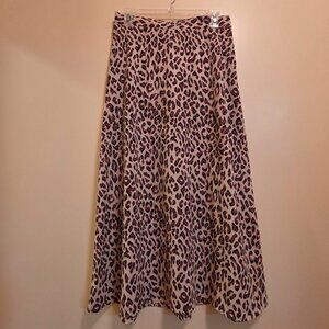 Animal Print Midi Skirt 12
